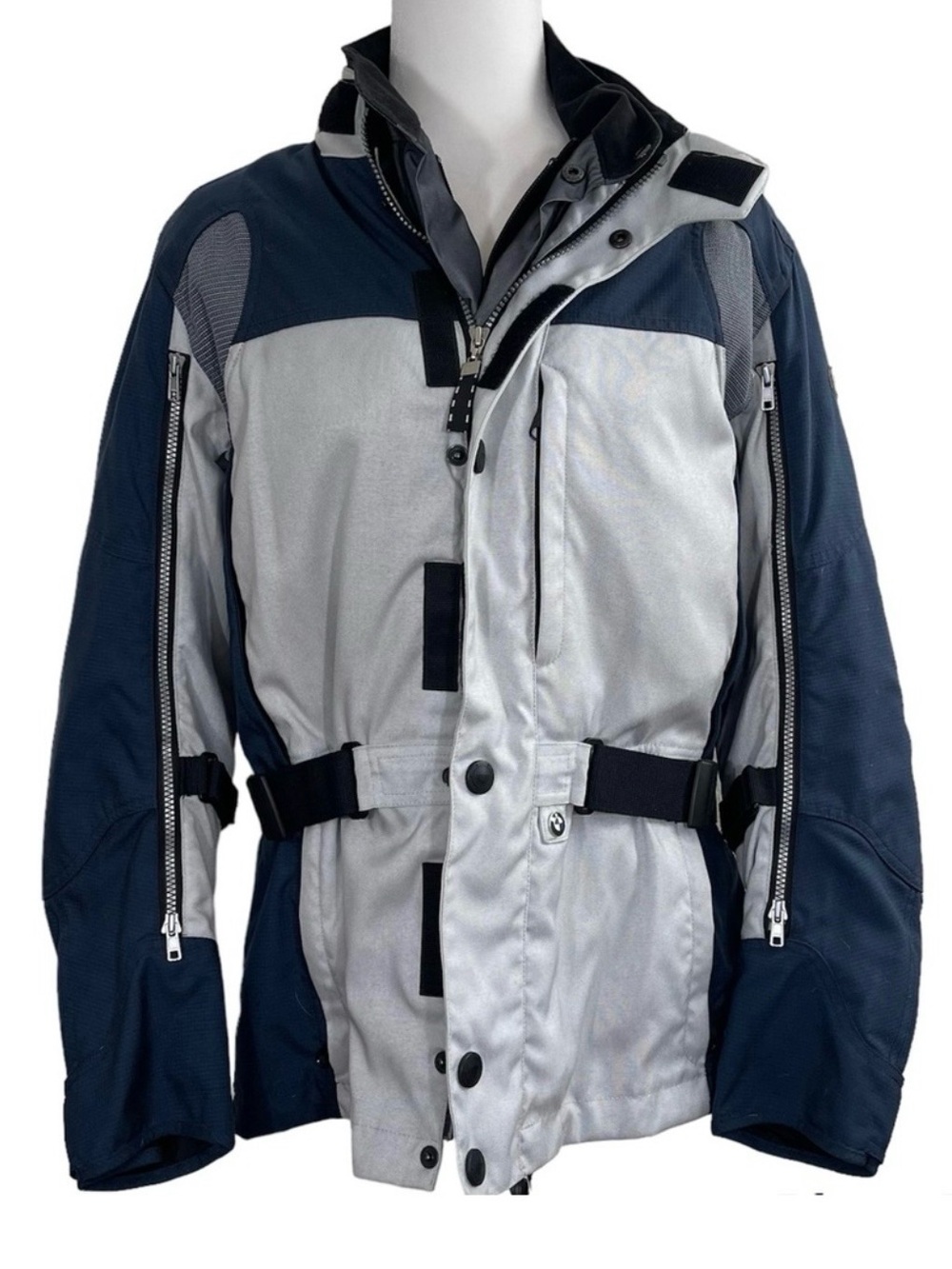 BMW Motorrad Commuter 3 Unisex Blue & Gray Motorcycle Touring Riding Jacket